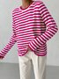 Loose Split Joint Wool/Knitting Urban Sweater