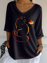 Crew Neck Casual Cotton T-Shirt