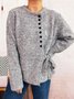 V Neck Regular Fit Casual Sweater