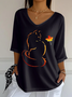 Crew Neck Casual Cotton T-Shirt