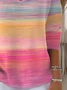 Casual Ombre Cotton Sweater