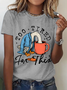Too Tired for This Print T-Shirt