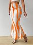 Women's Elegant Commuting Knitted Fishtail Skirt Slim Pleated Sexy Versatile Skirt
