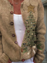 Casual Stand Collar Loose Wool/Knitting Cardigan