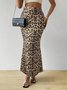 Women's Elegant Commuting Knitted Fishtail Skirt Slim Pleated Sexy Versatile Skirt