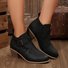 Pu Plain Autumn Boots