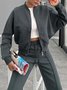Casual Suit Autumn And Winter Cardigan Sports Women's Fashion Street Style Long-Sleeved Jacket And Trousers Two-Piece Suit