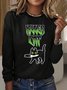 Cotton Regular Fit Vintage Crew Neck T-Shirt