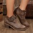 Pu Plain Autumn Boots