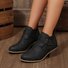 Pu Plain Autumn Boots