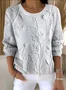 Vintage Cotton Crew Neck Regular Fit Sweater