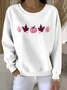 Regular Fit Casual Crew Neck Cotton Sweatshirt