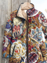 Floral Casual Padded Jacket