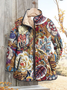Floral Casual Padded Jacket