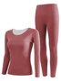 Women's Plain Daily5A antibacterial wool silk warm German velvet autumn clothes and autumn trousers Matching Set