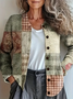 Vintage Crew Neck Cardigan