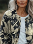 Women's Floral Print Casual Long Sleeve Cardigan