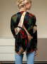 Women's Long Sleeve T-shirt Spring/Fall As Picture Abstract Printing Jersey Crew Neck Daily Going Out Casual Top