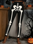 Women's Leggings Vacation Vintage Fashion Ankle-Length High WaistPantsHalloween