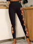 Women's Leggings Vacation Vintage Fashion Ankle-Length High WaistPantsHalloween