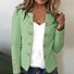 Women's Long-Sleeved Autumn And Winter Button-Down Blazer