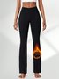 Autumn And Winter Brushed Velvet Flared Yoga Pants Slimming High Waist Hip Lifting Sports Pants