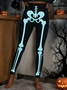 Women's Leggings Vacation Vintage Fashion Ankle-Length High WaistPantsHalloween
