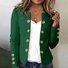 Women's Long-Sleeved Autumn And Winter Button-Down Blazer