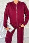 Casual Stand Collar Regular Fit Two-Piece Set