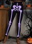 Women's Leggings Vacation Vintage Fashion Ankle-Length High WaistPantsHalloween