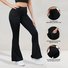 Autumn And Winter Brushed Velvet Flared Yoga Pants Slimming High Waist Hip Lifting Sports Pants