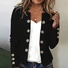 Women's Long-Sleeved Autumn And Winter Button-Down Blazer