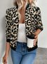 Women's Solid Color Hot Stamping Stitching Fashion Jacket Slim Fit Casual Jacket Top