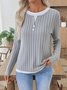 Casual V Neck T-Shirt