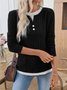 Casual V Neck T-Shirt