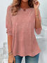 Women's Casual Long Sleeve Crew Neck Tunic T-Shirt