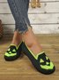 Canvas Casual Geometric All Season Shallow Shoes