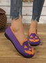Canvas Casual Geometric All Season Shallow Shoes