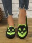 Canvas Casual Geometric All Season Shallow Shoes