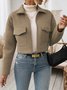 Shawl Collar Casual Jacket