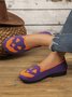 Canvas Casual Geometric All Season Shallow Shoes