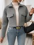 Shawl Collar Casual Jacket