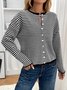 Striped Casual Cardigan