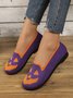 Canvas Casual Geometric All Season Shallow Shoes