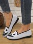 Canvas Casual Geometric All Season Shallow Shoes