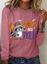 Women's Spooky and Feral Halloween Long Sleeve T-Shirt