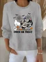 Women's Autumn and Winter Festive Patterned Pullover Tops