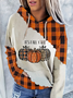Casual Halloween It's Fall Y'all Printing Hoodie Hoodie