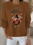 Women's Autumn and Winter Festive Patterned Pullover Tops
