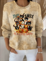 Women's Autumn and Winter Festive Patterned Pullover Tops